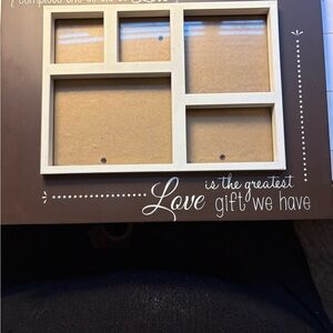 Brown and Cream Multi-Photo Frame